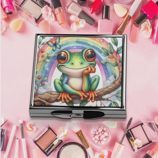 Miroir de poche -grenouille