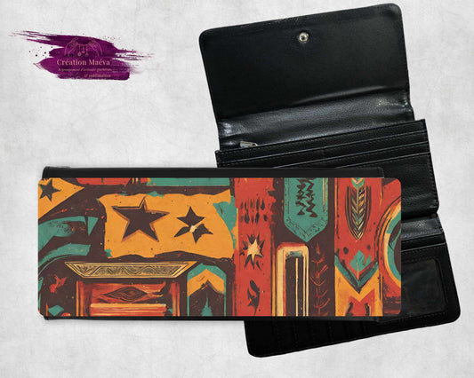 Porte-feuille -motif western