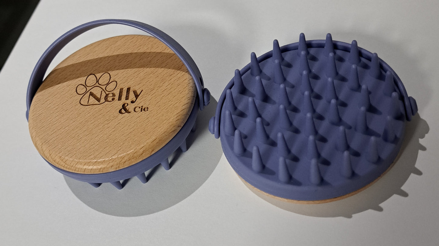 Brosse de massage en silicone