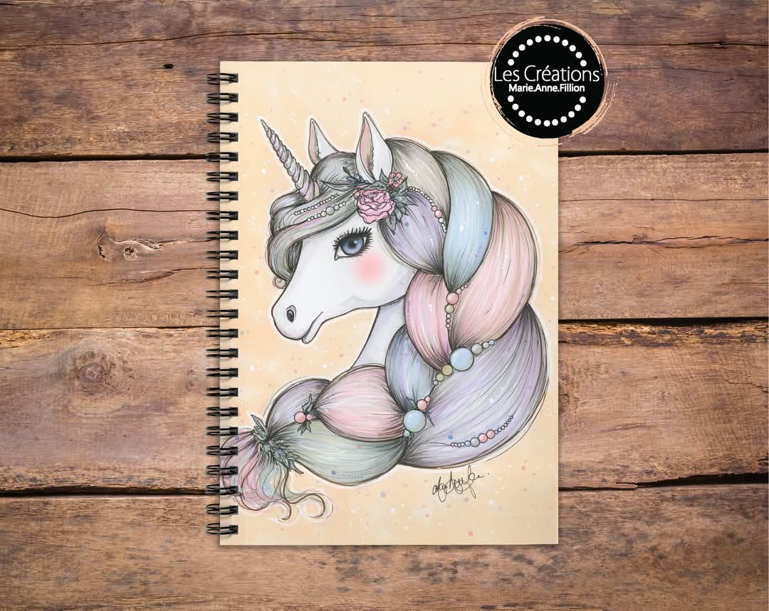 Cahier de note par Marie-Anne Fillions