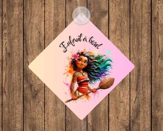 Affiche bébé à bord - Jolies filles
