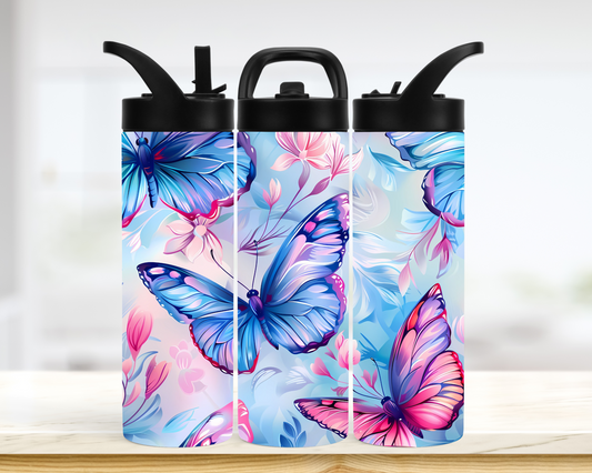 Tumbler - Papillon coloré