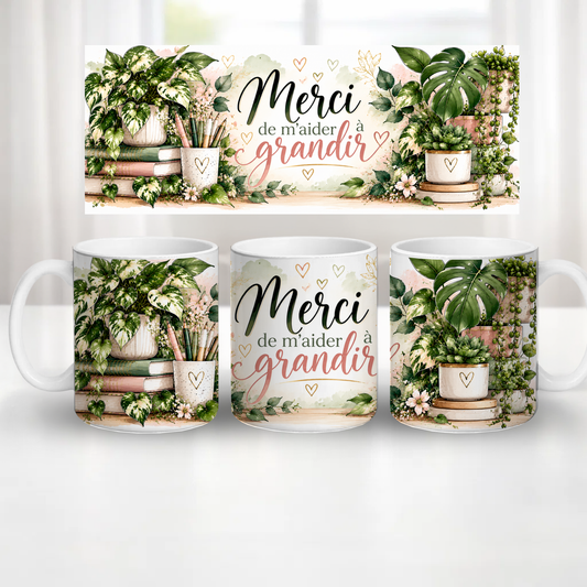 Tasse - Merci de m'aider à grandir (11 oz)