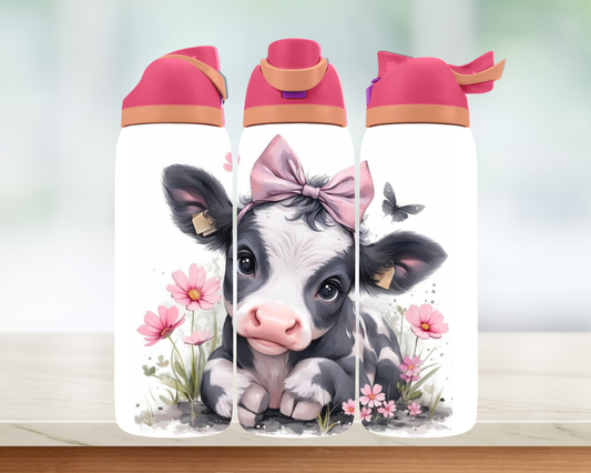 Bouteille style Owala 32 oz - Vache