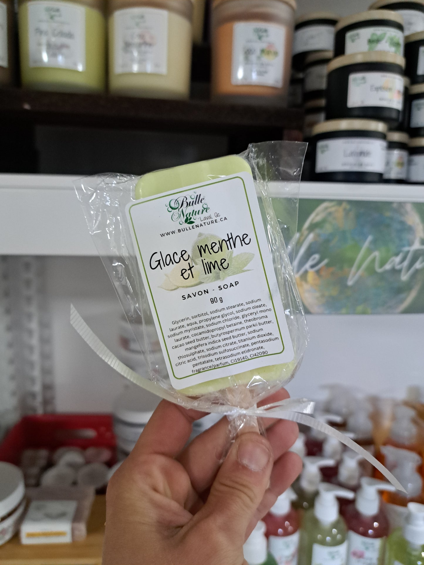 Savon popsicle -glace menthe et lime - Bulle Nature
