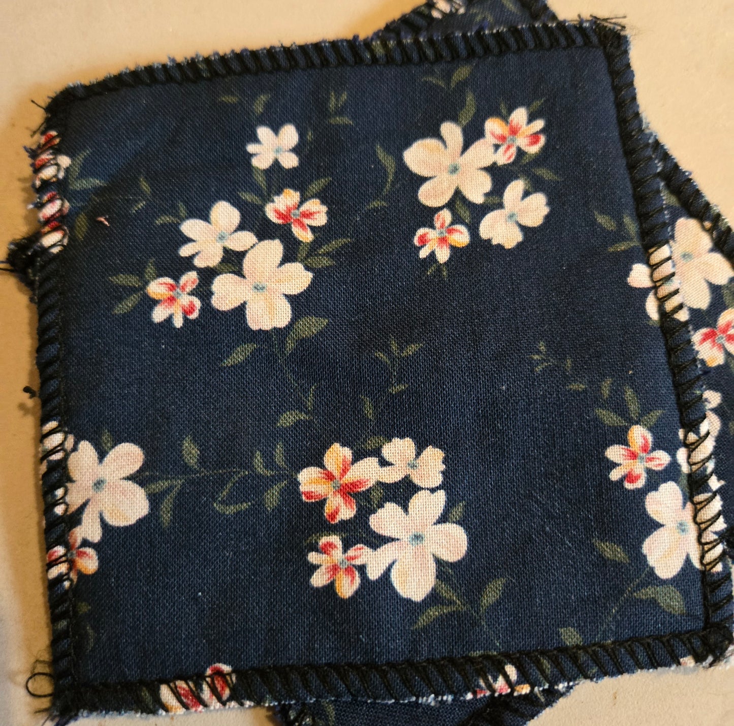 Lingette démaquillante  - Fond bleu