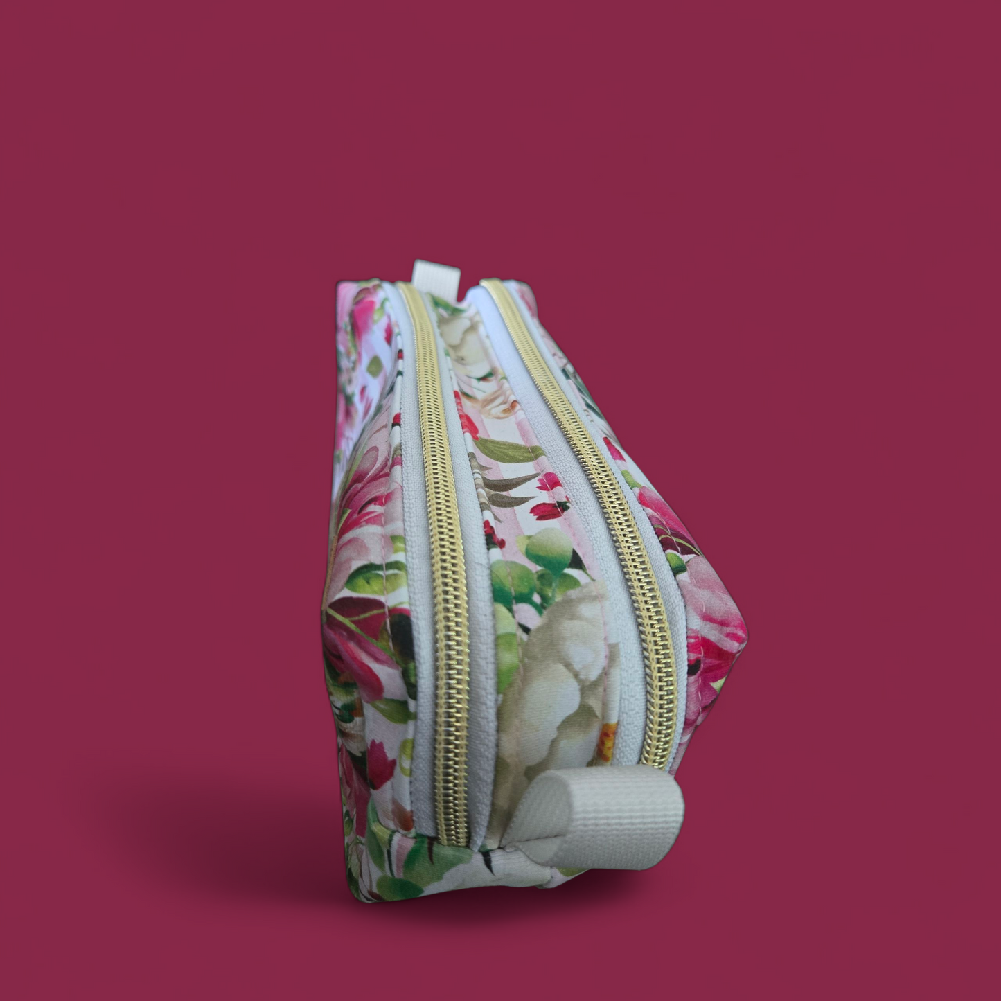 Étui double - Fleur rouge