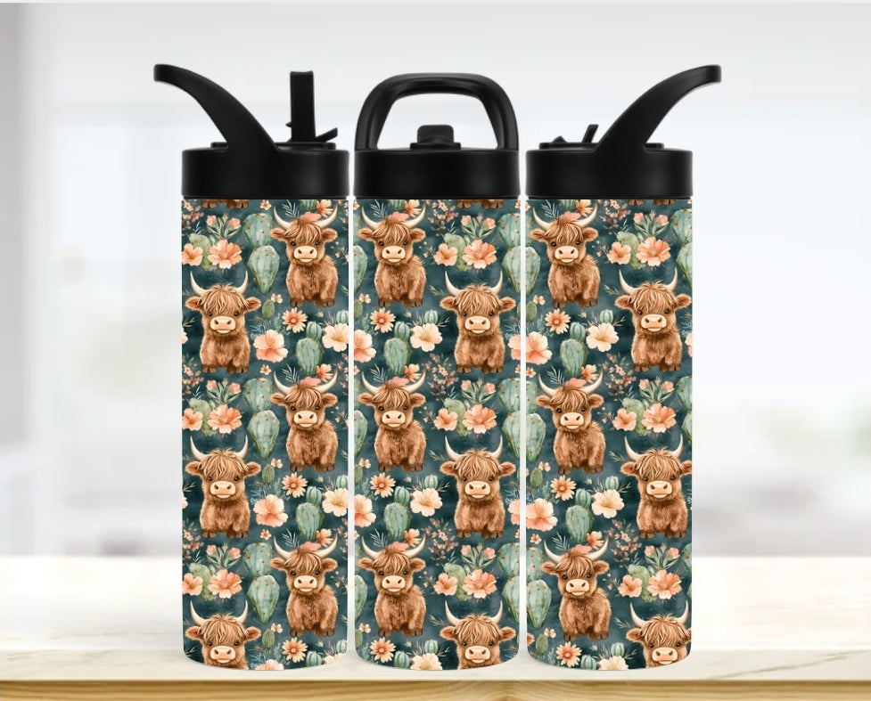 Tumbler - Vache et cactus