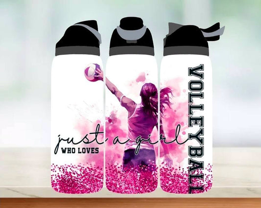 Bouteille style Owala 32 oz - Volleyball
