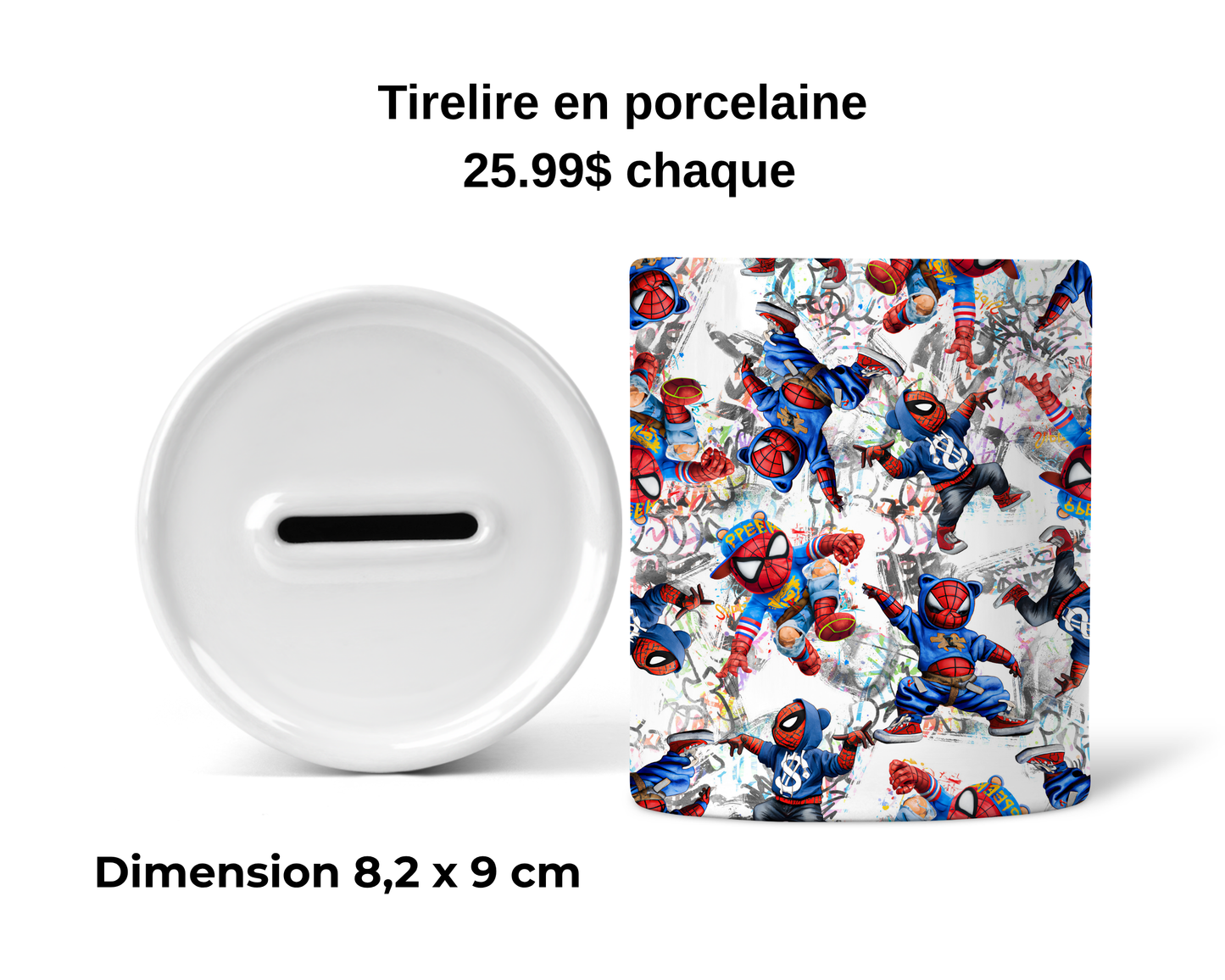 Tirelire - Araignée