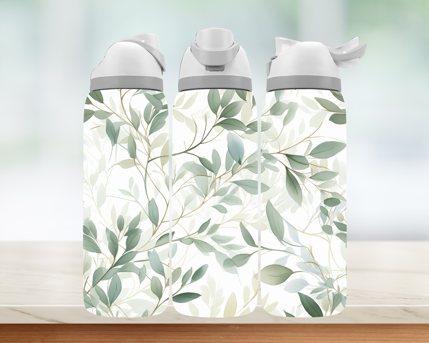 Bouteille style Owala - Eucalyptus