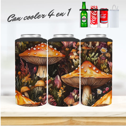 CAN COOLER 4 en 1 - Champignon