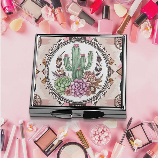 Miroir de poche -cactus western