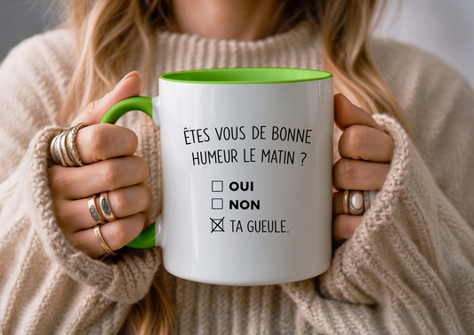 ☕ Tasse à café régulière - Ta gueule