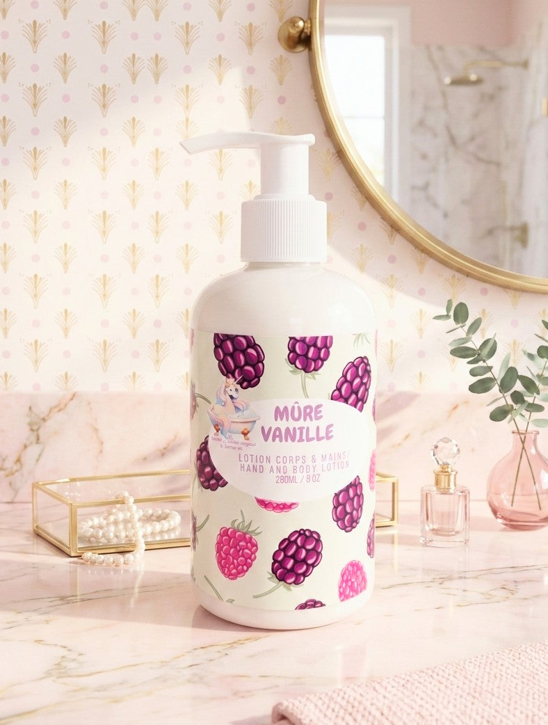 Lotion corporelle en pompe