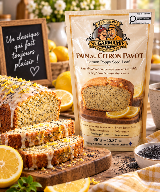 Mélange pour pain citron & graines de pavot