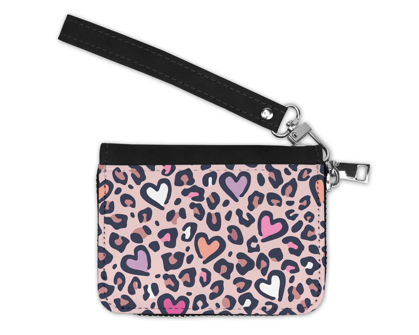 Petit Porte-Monnaie - Léopard coeur