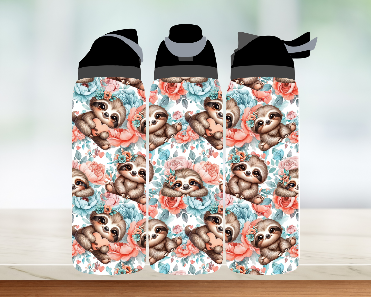 Bouteille style Owala - Paresseux