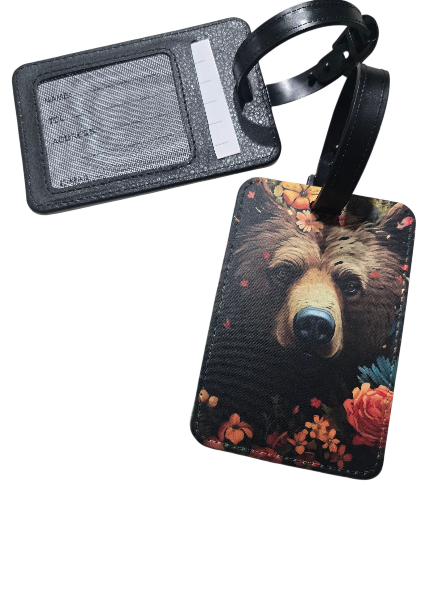 Étiquette pour bagage - ours