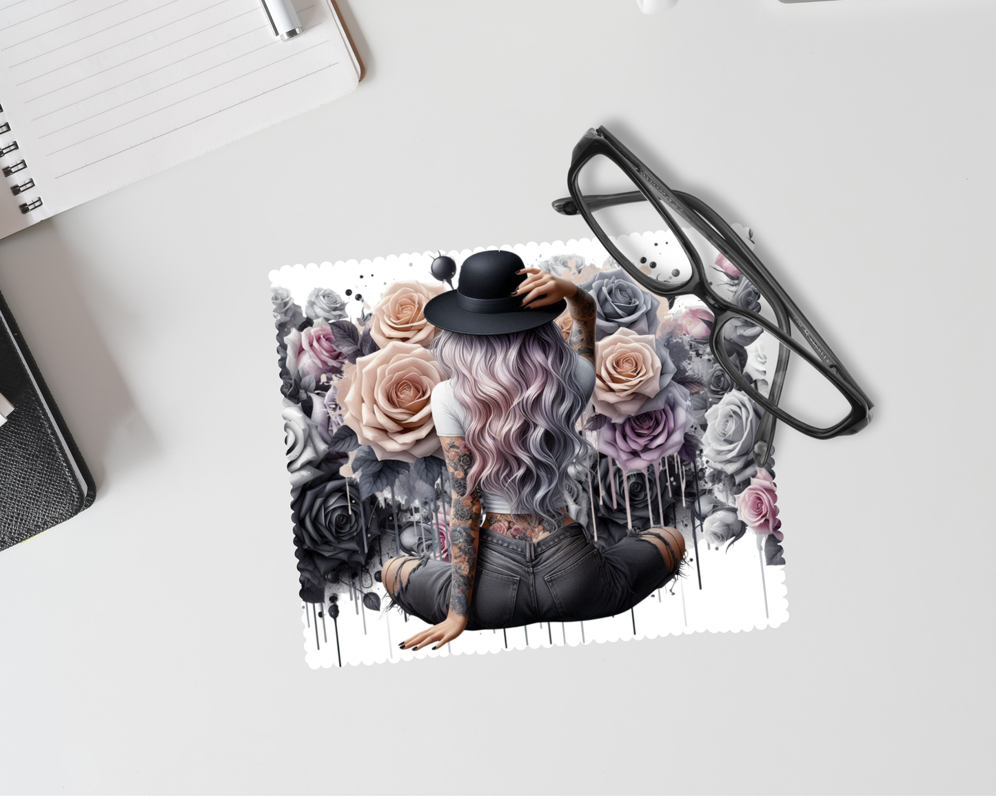 Linge lunette -  fleur