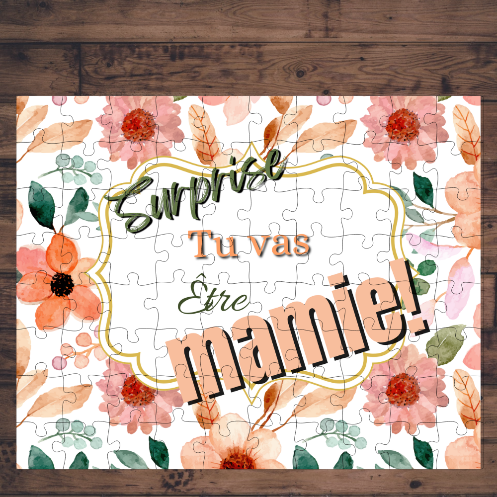 🧩 Casse-tête sublimé - Mamie