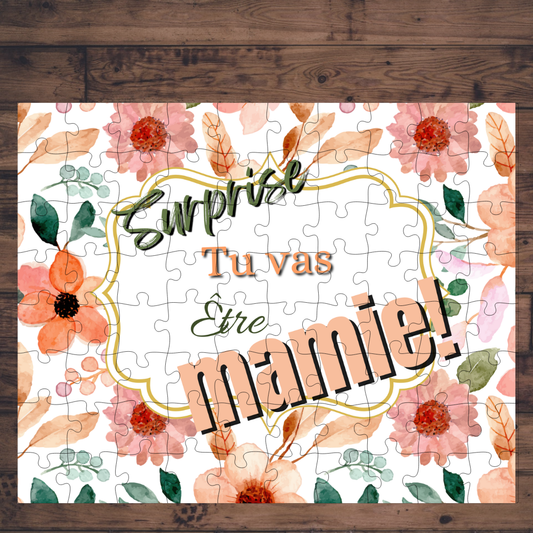 🧩 Casse-tête sublimé - Mamie
