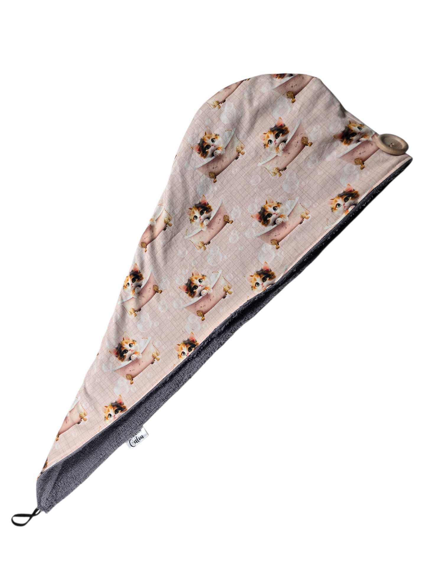 Serviette à cheveux - Par Création Catou