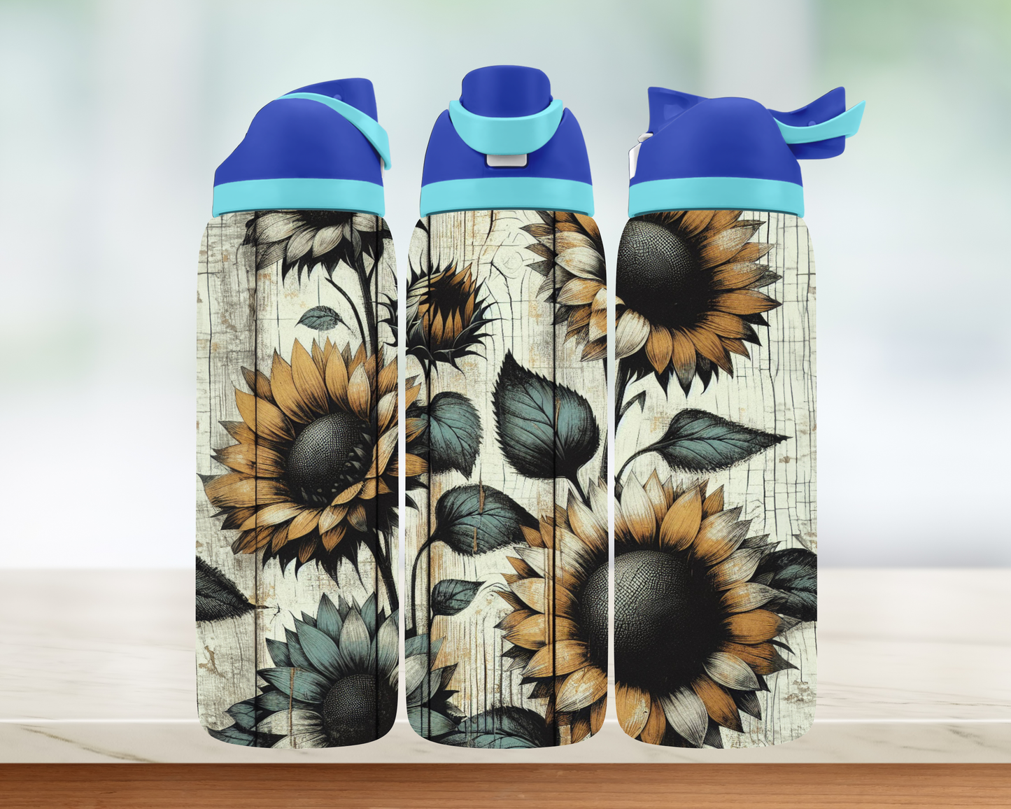 Bouteille style Owala - Tournesol