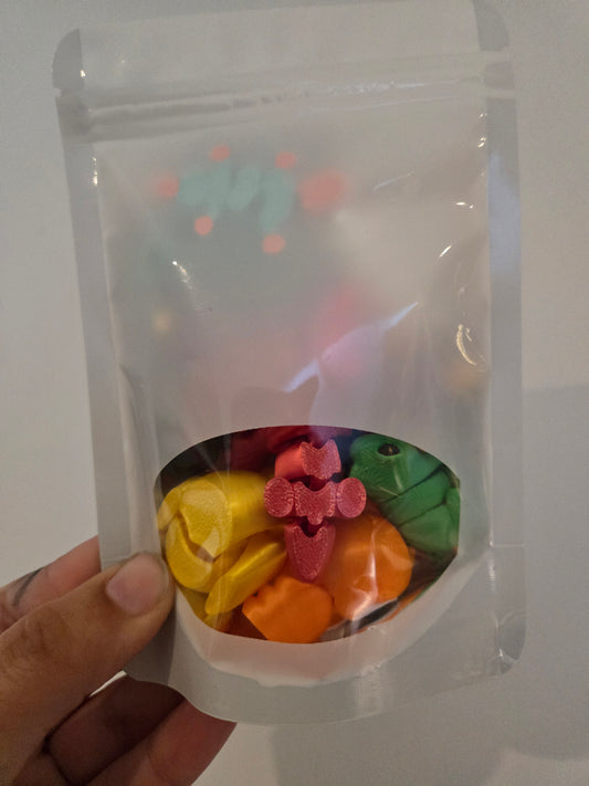 Sac de 10 petits animaux - Printopia