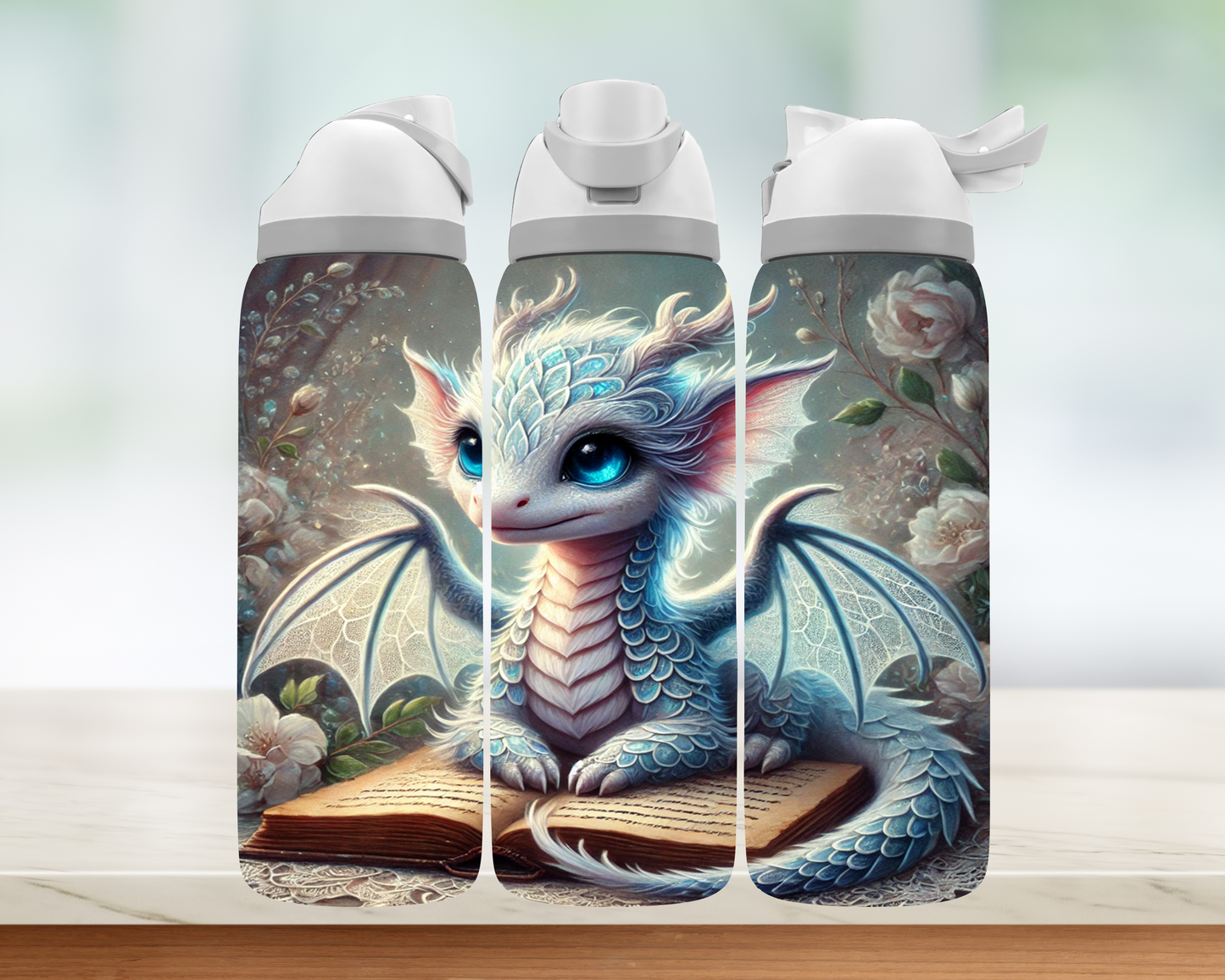 Bouteille style Owala - Dragon livre