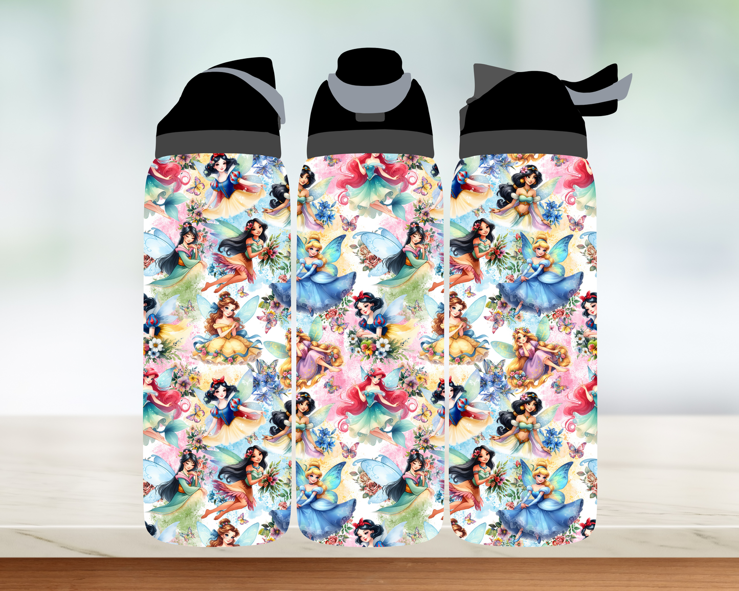 Bouteille style Owala - Princesses