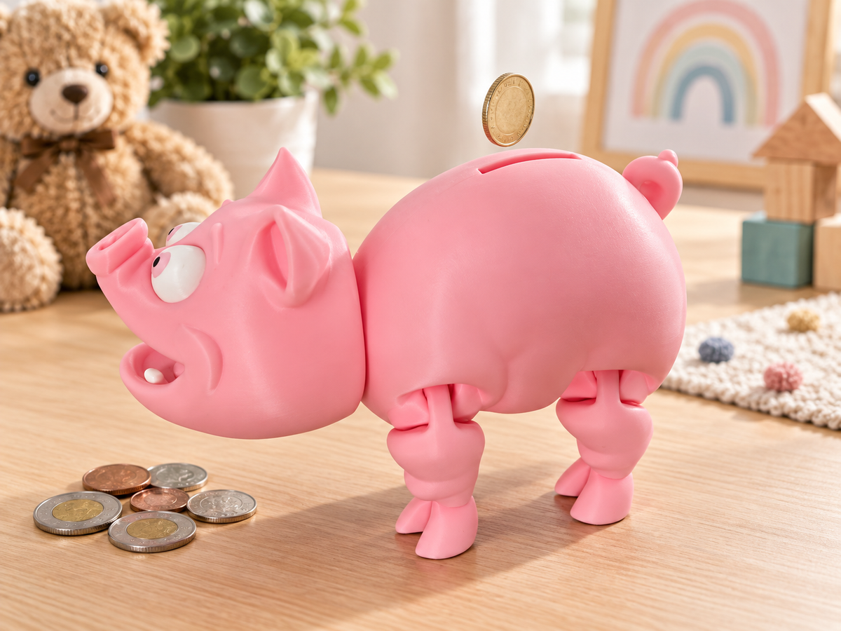 Tirelire cochon - Impression 3D
