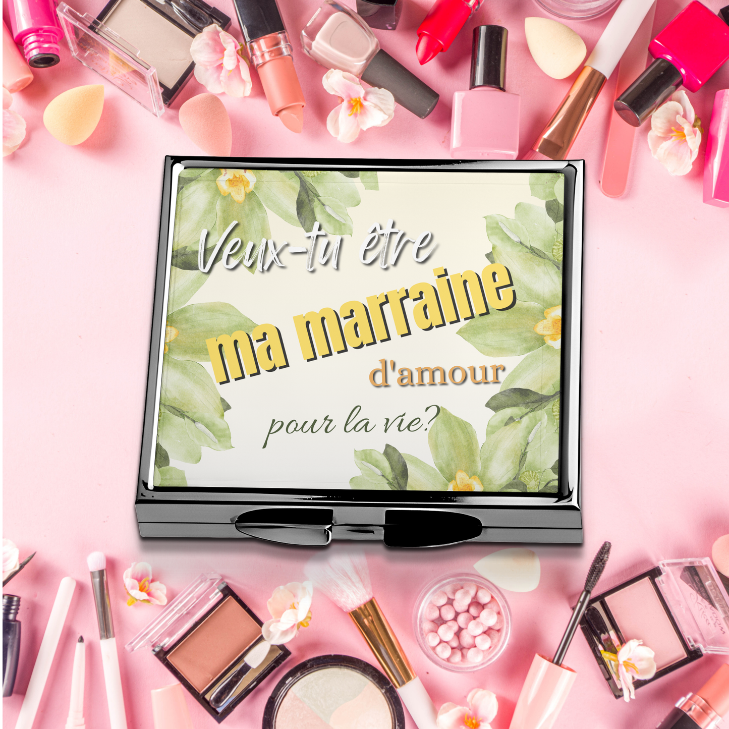 Miroir de poche - Marraine