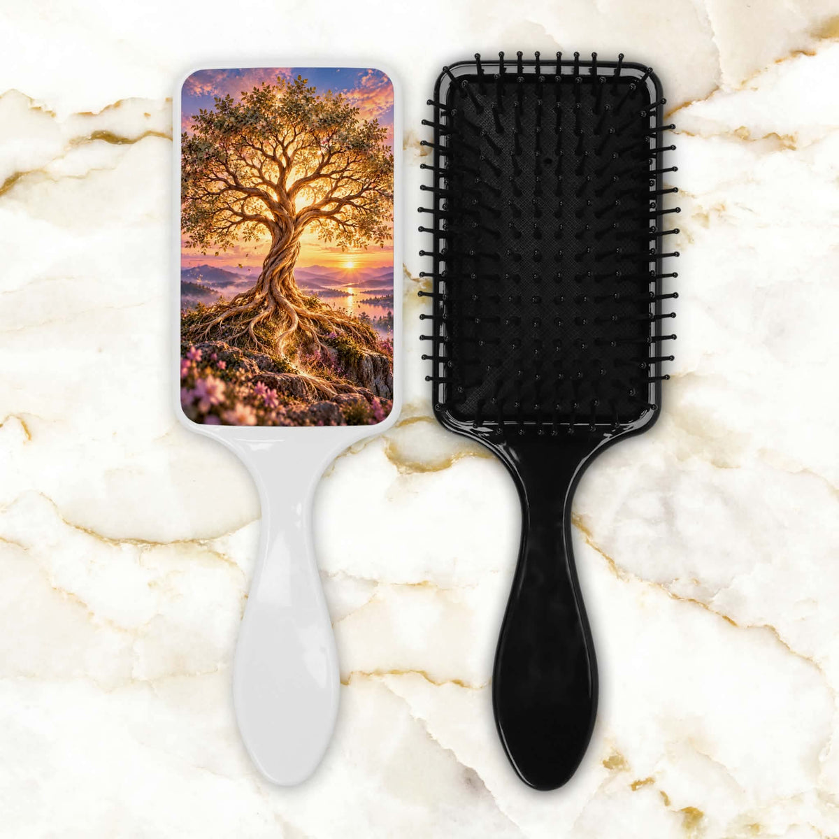Brosse à cheveux - Arbre de vie