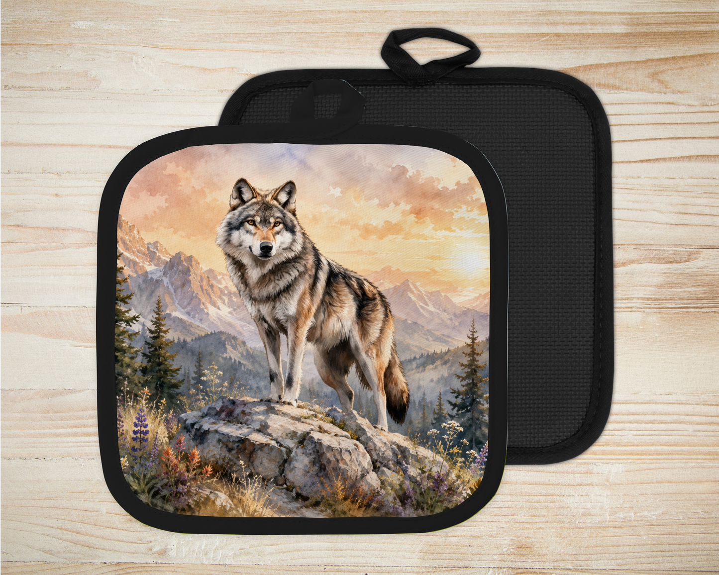 ✨️ Sous-plat sublimé - Loup