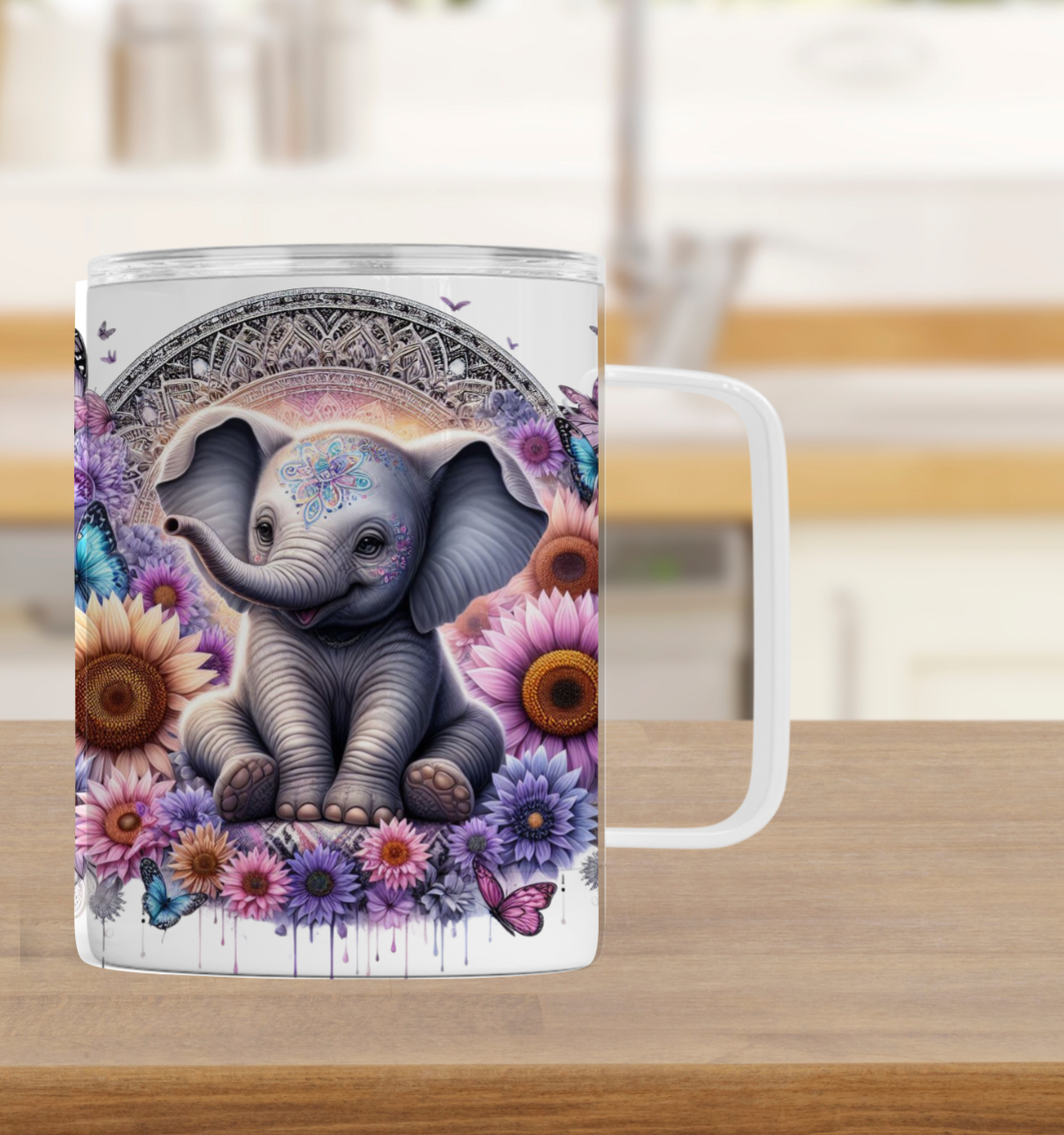 Tasse isotherme - éléphant