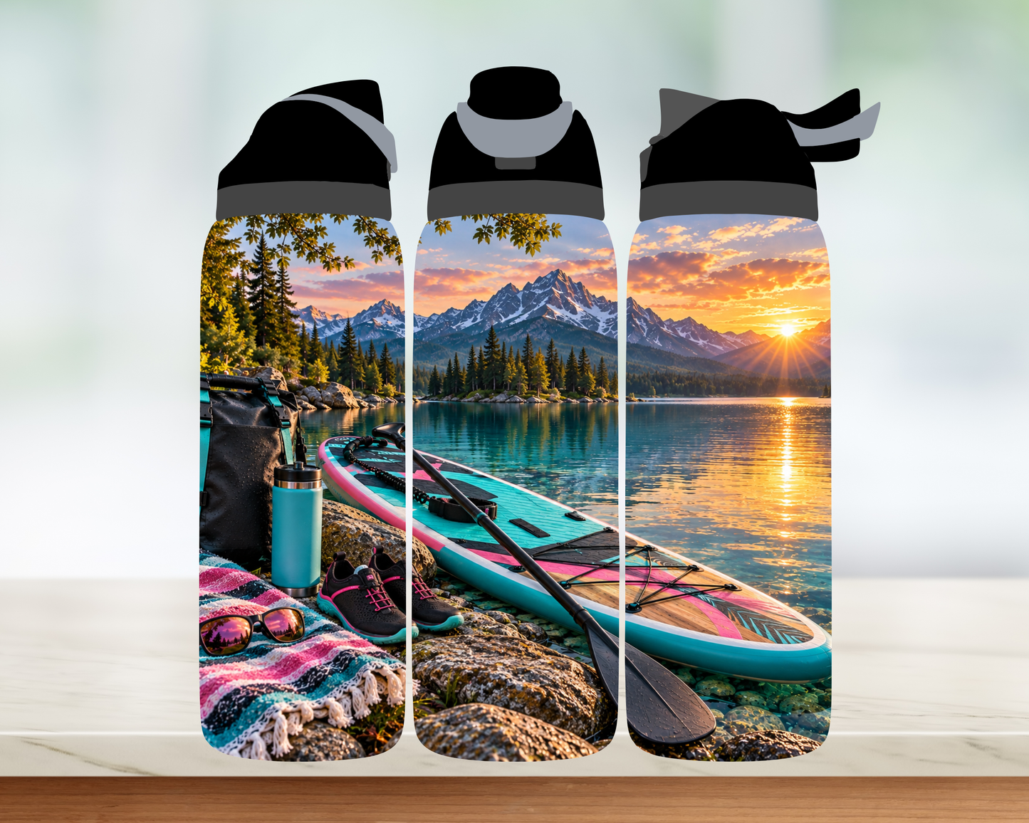 Bouteille style Owala - PaddleBoard & Paysage