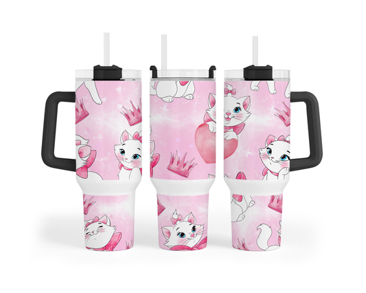 40 oz - Chat avec boucles