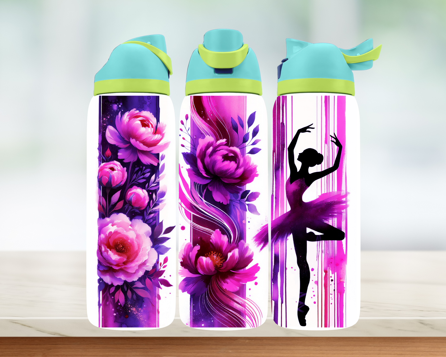 Bouteille style Owala - Danse&Fleurs