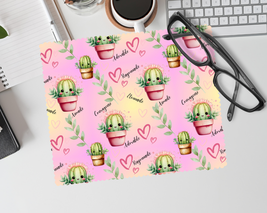 Linge pour lunette - Fleurs, etc