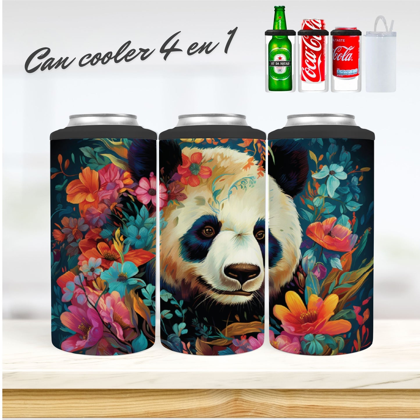 CAN COOLER 4 en 1 - Panda