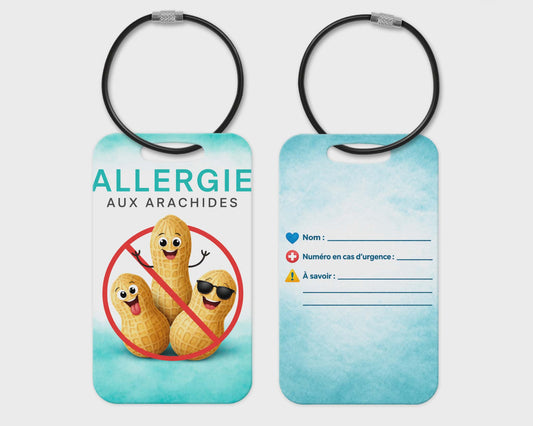 Étiquette d’alerte allergie ⚠️ - Arachides