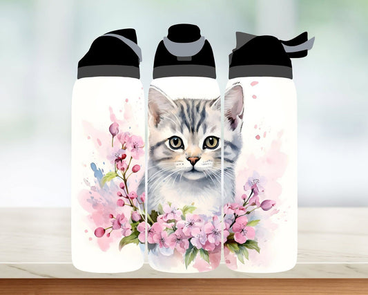 Bouteille style Owala 32 oz - Chat