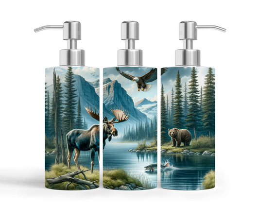 Pompe à savon - Paysage