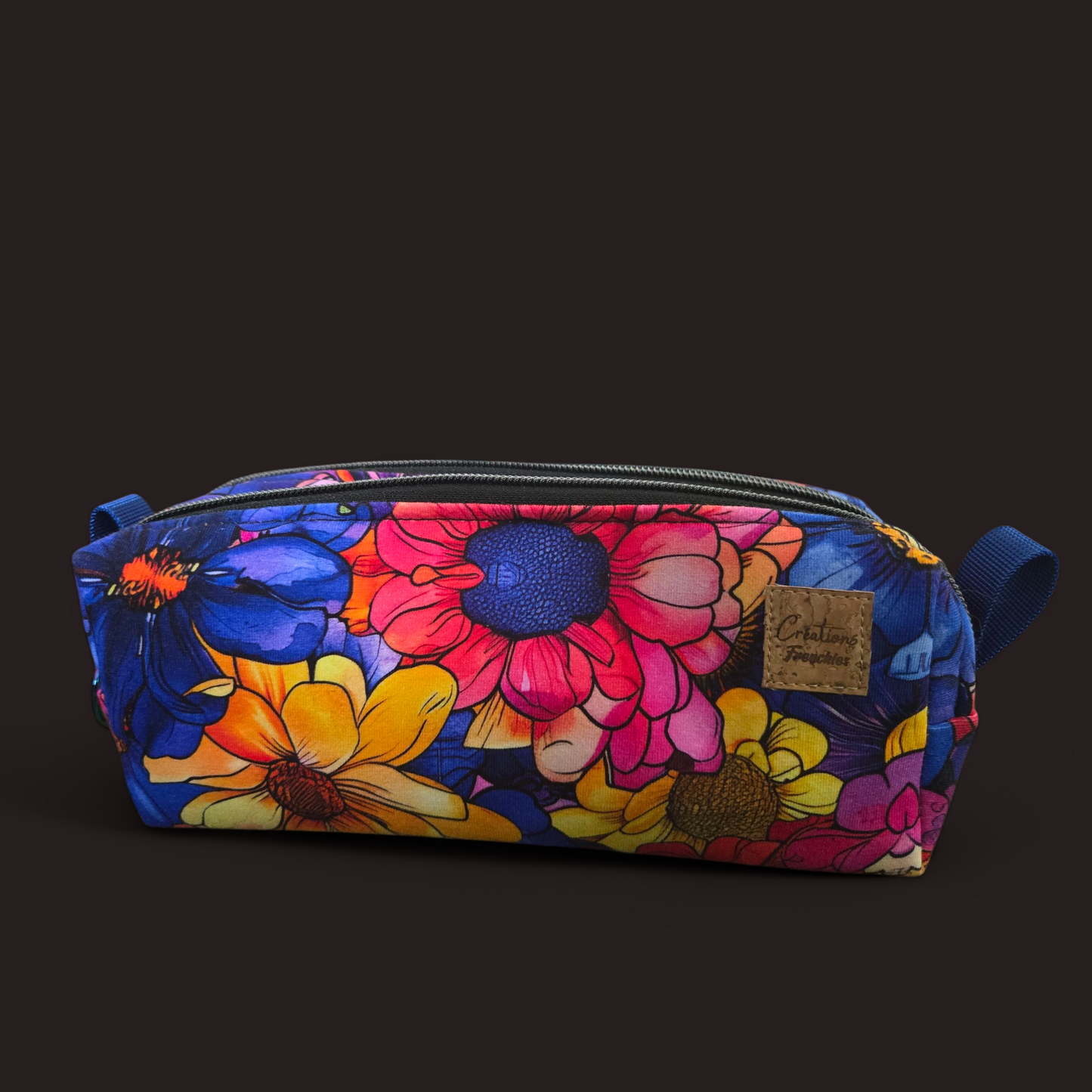 Étui double - Fleurs colorés