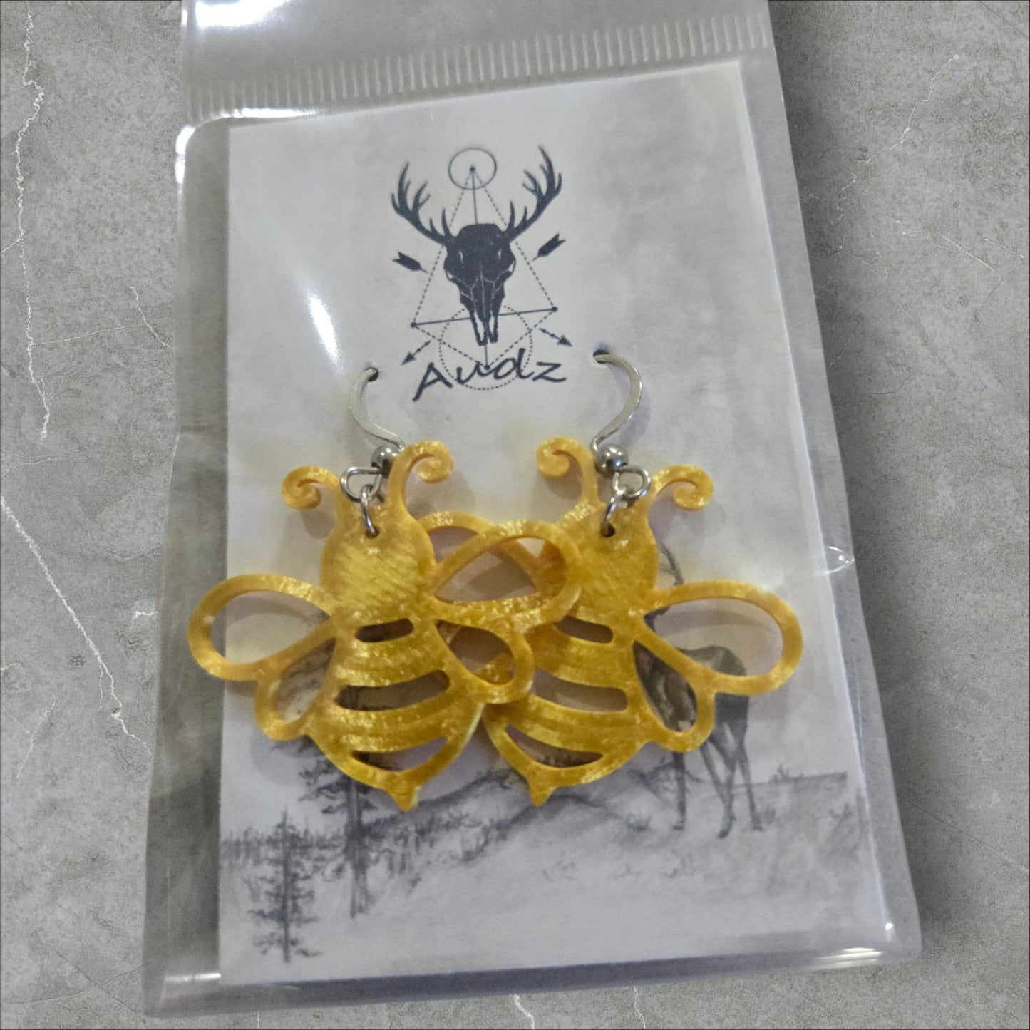Boucles d'oreilles en impression 3D