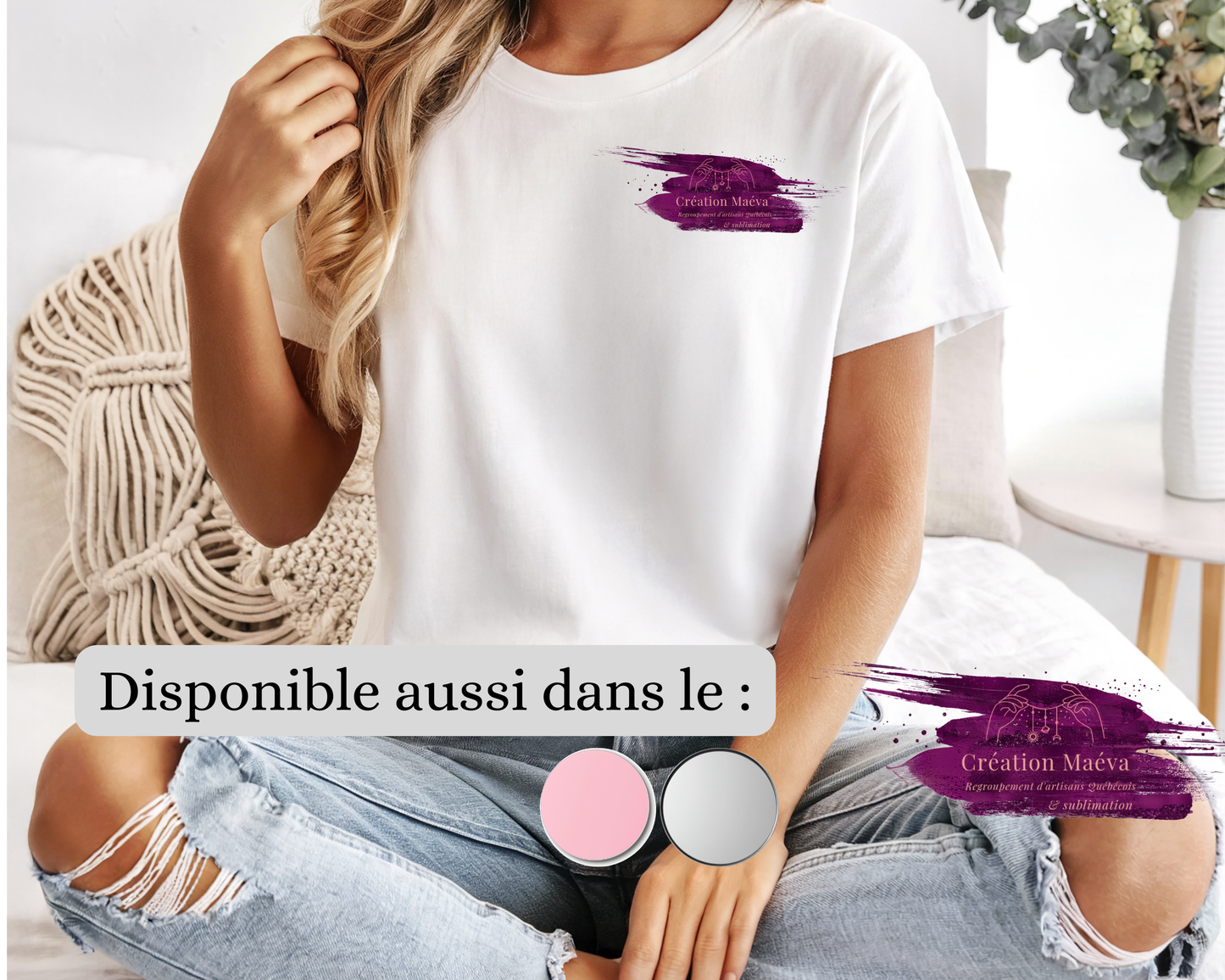 Chandail sublimé - Création Maéva