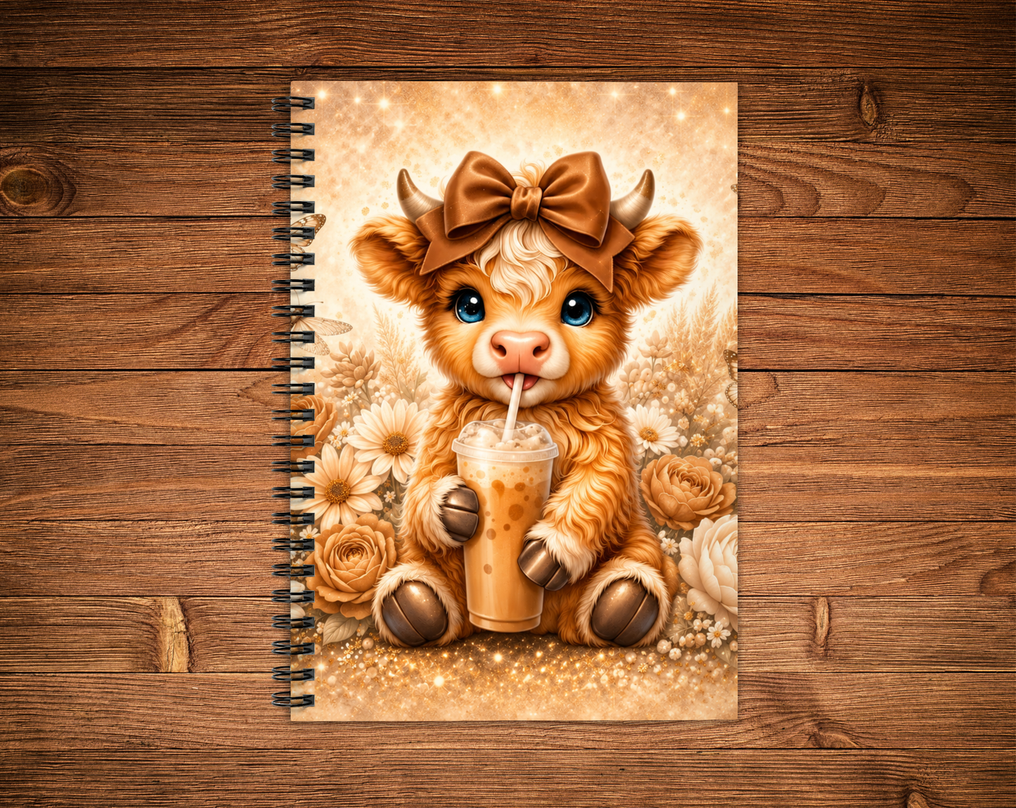 Cahier de notes - vache coup de coeur