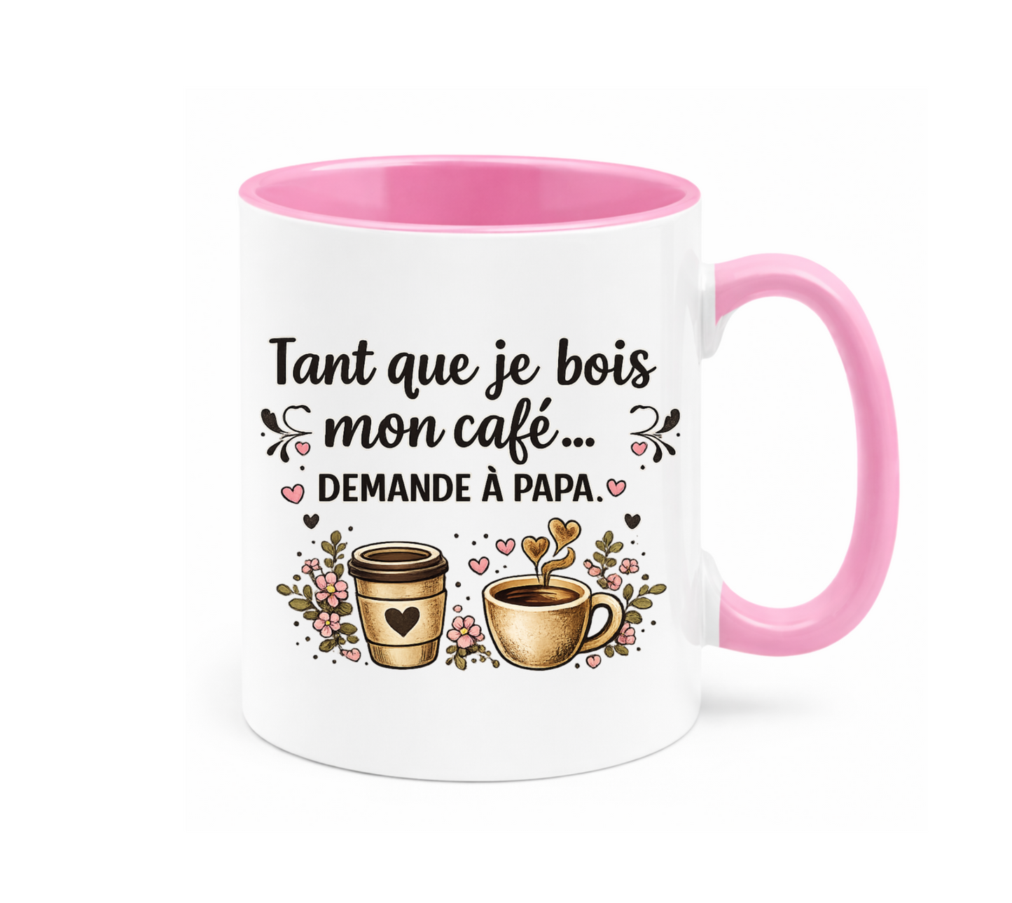 ☕ Tasse à café régulière - Demande à papa