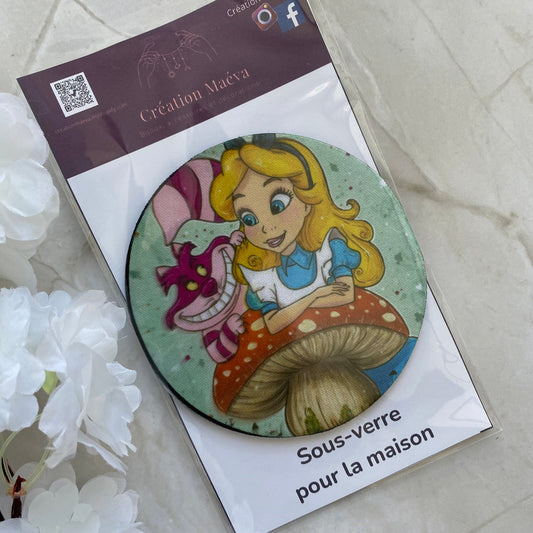 Sous-verre maison par Marie-Anne Fillions